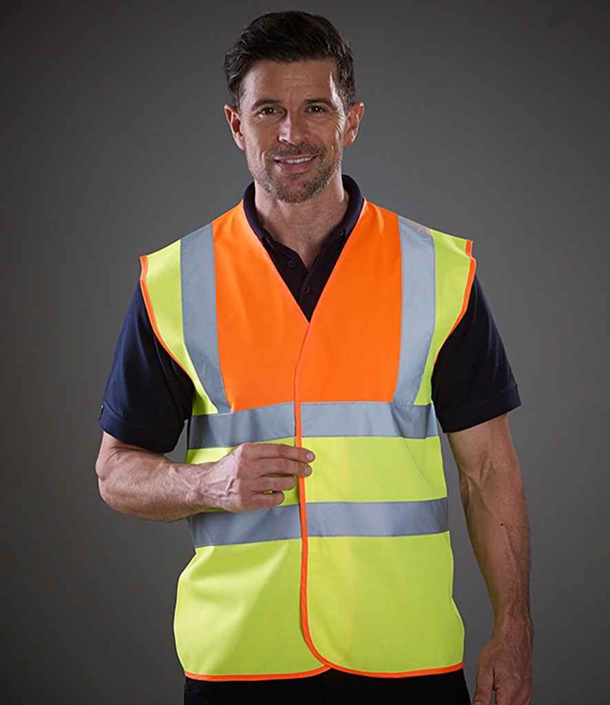 Yoko Hi-Vis Two Band and Braces Waistcoat - PenCarrie